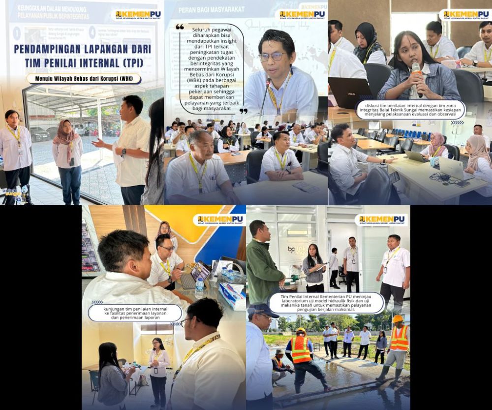 Pendampingan Lapangan Dari Tim Penilai Internal (TPI) Menuju Wilayah Bebas Dari Korupsi (WBK)