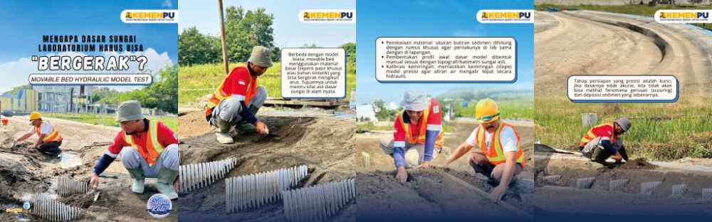 Mengenal Movable Bed Hydraulic Model Test: Alasan Utama Mengapa Dasar Sungai Laboratorium Harus Bisa