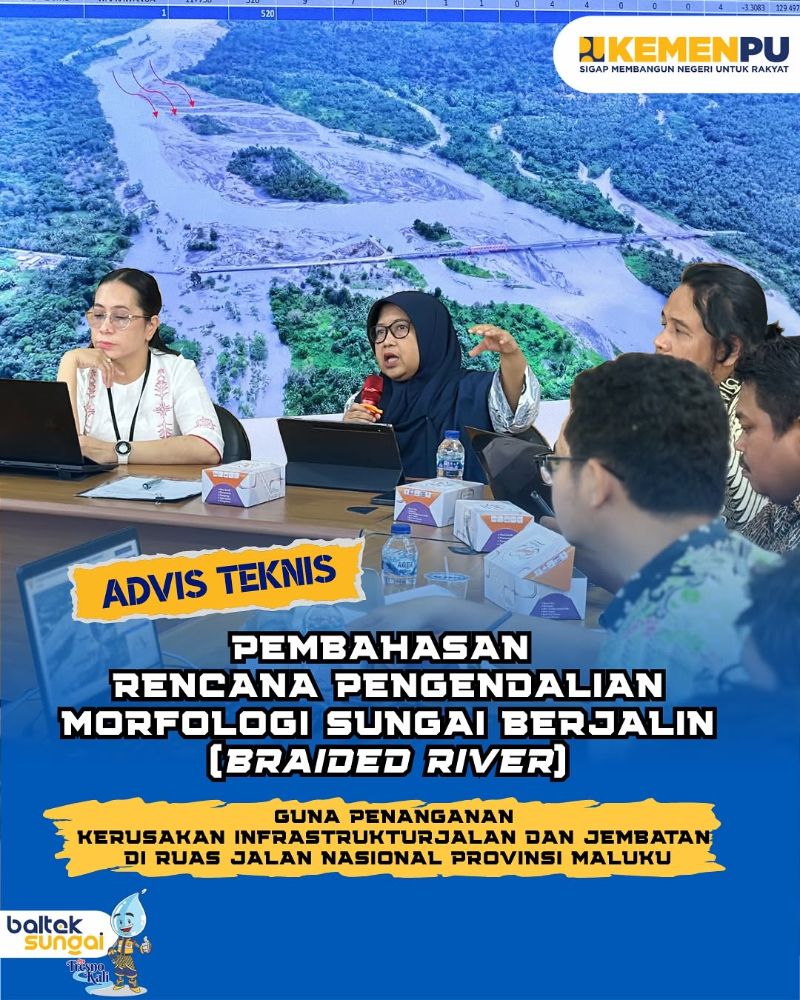 Advis Teknis Rencana Pengendalian Morfologi Sungai Berjalin