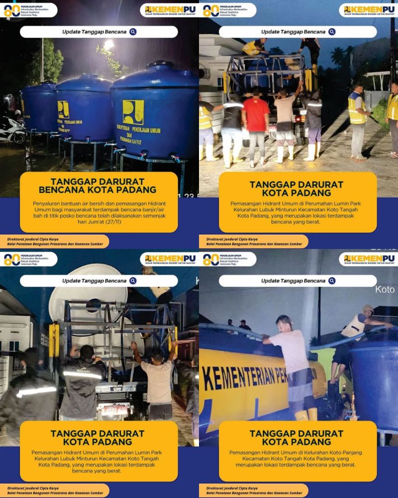 Tanggap Darurat Bencana Kota Padang
