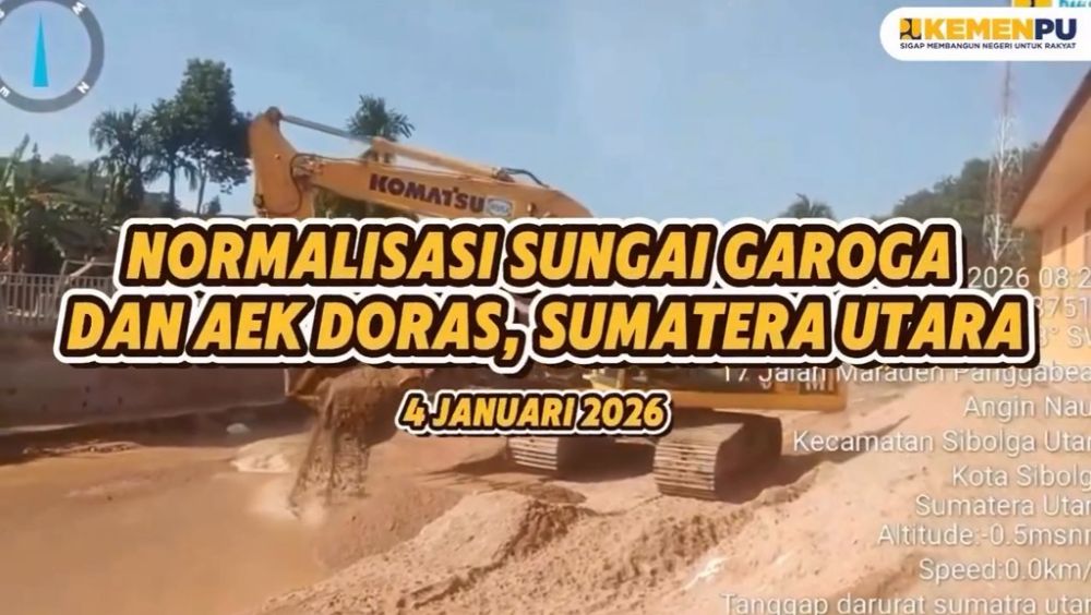 Normalisasi Sungai Garoga dan Aek Doras, Sumatera Utara 4 Januari 2025