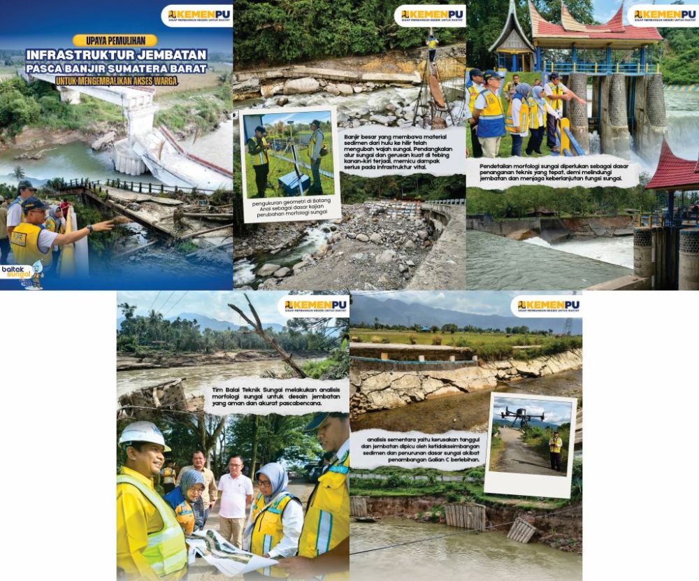 Upaya Pemulihan Infrastruktur Jembatan Pasca Banjir Sumatera Barat
