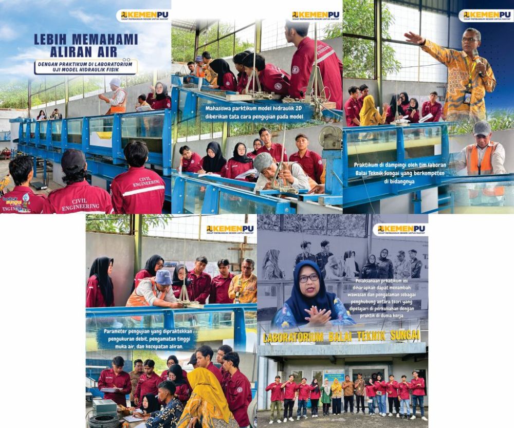 Lebih Memahami Aliran Air Dengan Praktikum di Laboratorium Uji Model Hidraulik Fisik