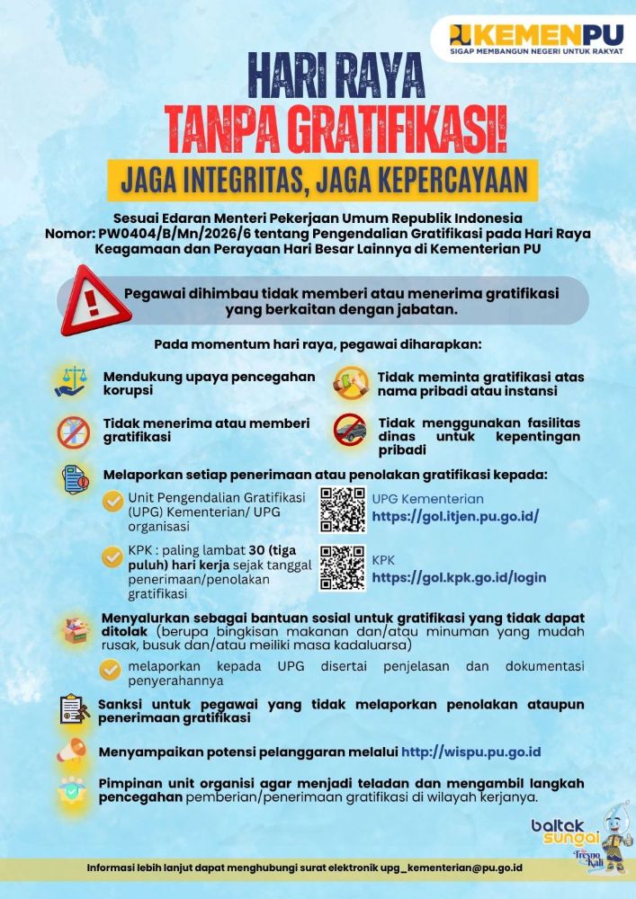 Hari Raya Tanpa Gratifikasi