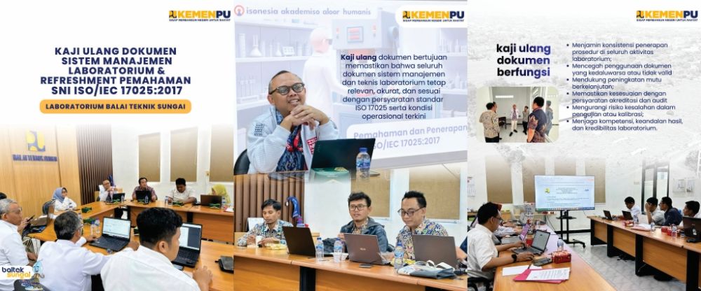 Kaji Ulang Dokumen Sistem Manajemen Laboratorium & Refreshment Pemahaman SNI ISO/IEC 17025:2017 
