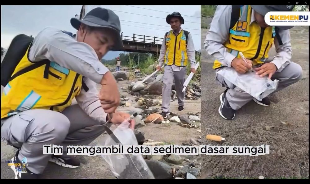 Dari Udara Mengungkap Sedimen Sungai
