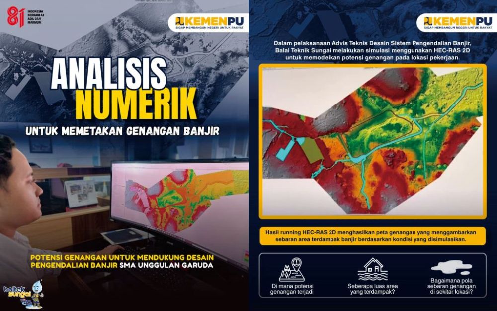Analisis Numerik Untuk memetakan Genangan Banjir